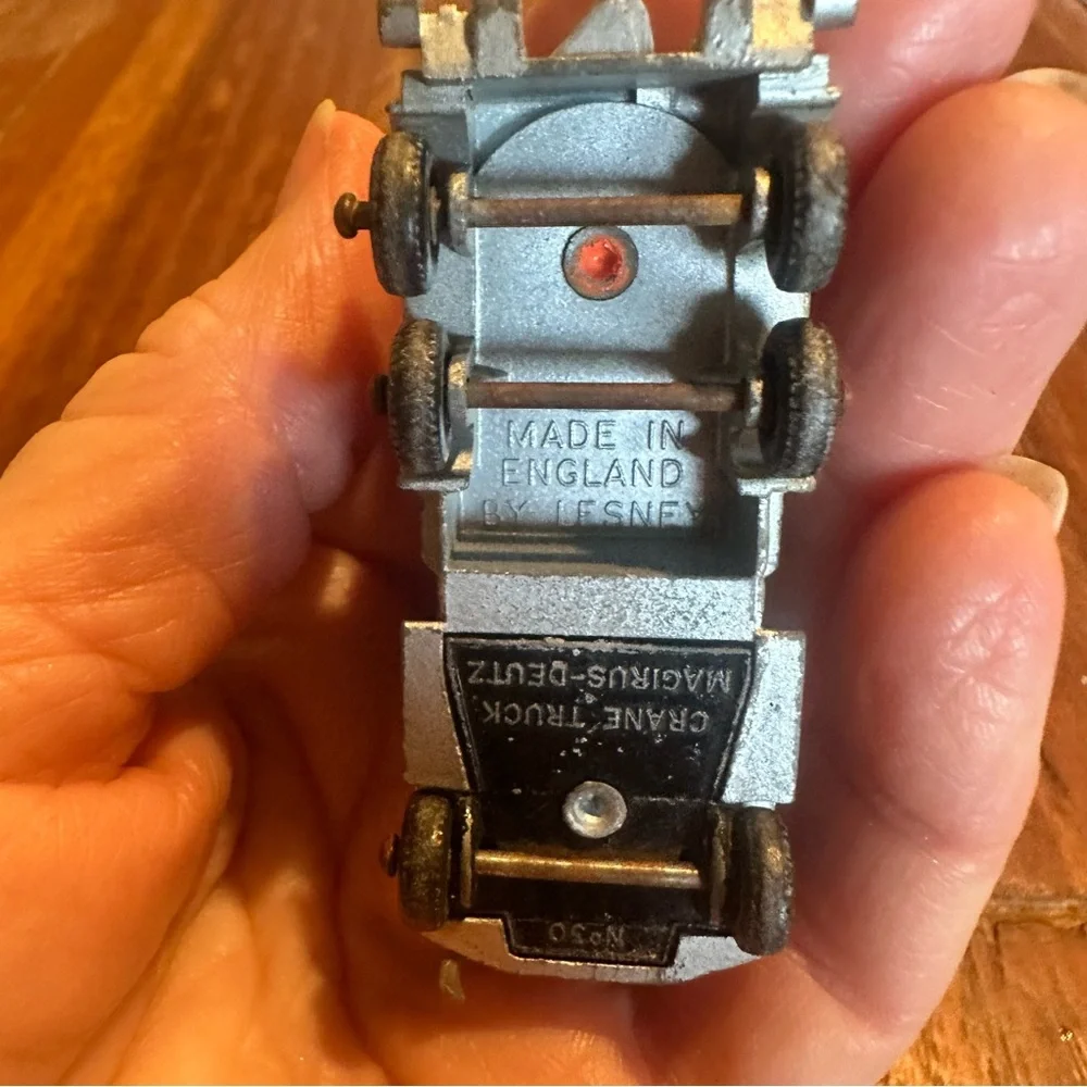 Matchbox No 30 Lesney Magirus Deutz Crane Truck Vintage